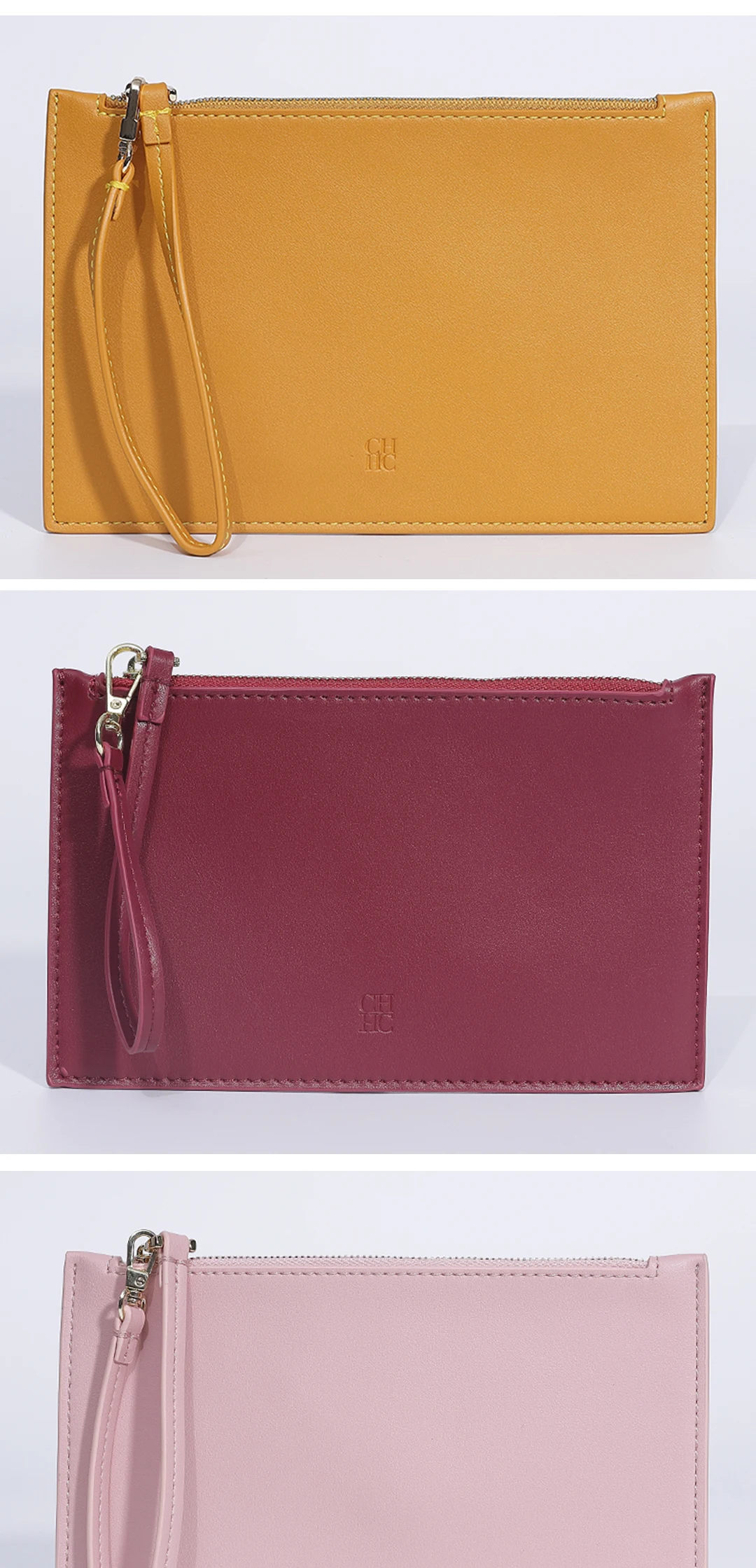 CH Damen PU-Leder Clutch Tasche Modische Kleine Schultertasche Crossbody Handytasche Damen Geldbörse Mehrfarbige Casual Handtasche – Detail 5