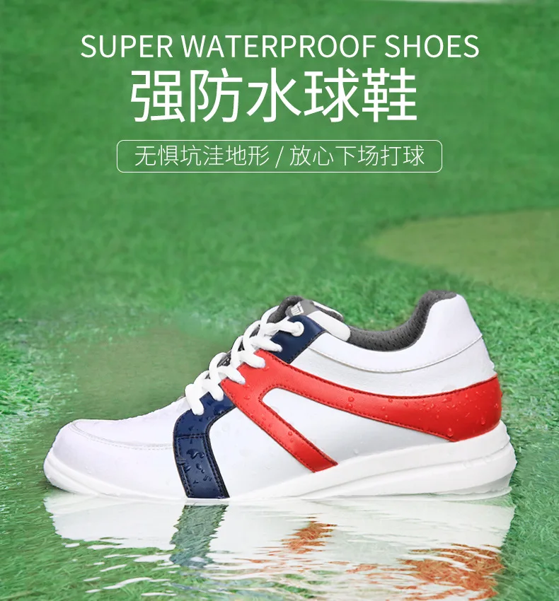 

PGM Golf Shoes Women's Waterproof Shoes Wedge Color-blocking Shoes Internal Heightening Non-Slip new