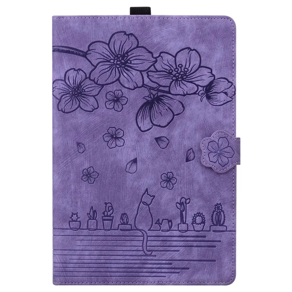 Sakula Cats Leather Case - Elegant Cat Design in Premium Leather