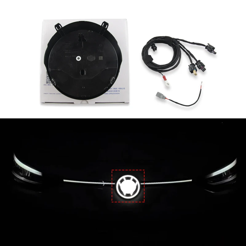 폭스바겐 ID3용 로고 일루미네이터, 전면 LED 로고 라이트, ID3 배지 라..