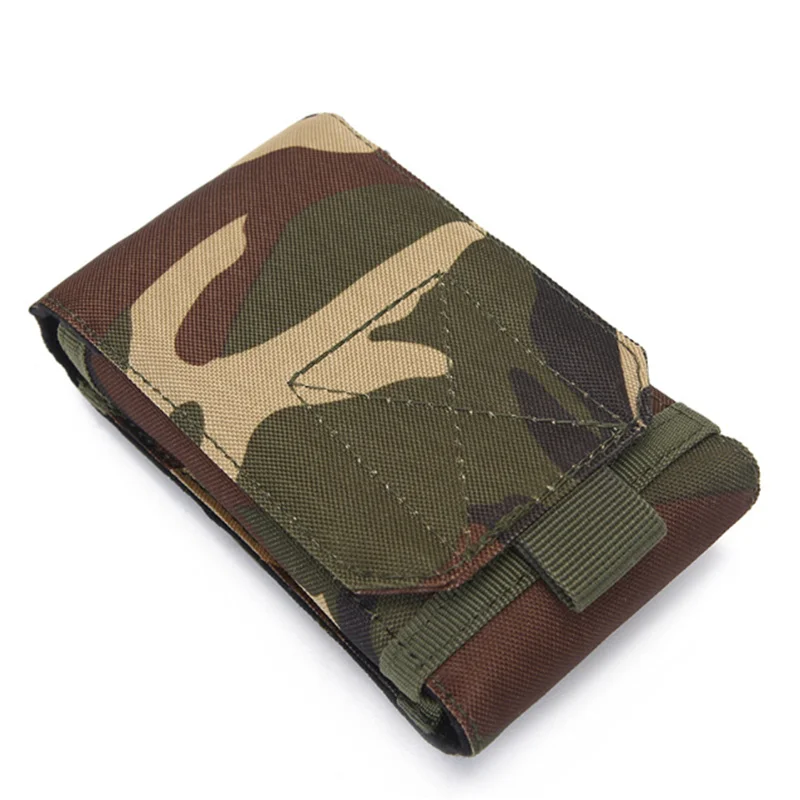 Outdoor Camouflage Waist Bag Phone Holder Sport Belt Bag Case Waterproof Nylon Sport Hunting Camo Bags in Backpack 5