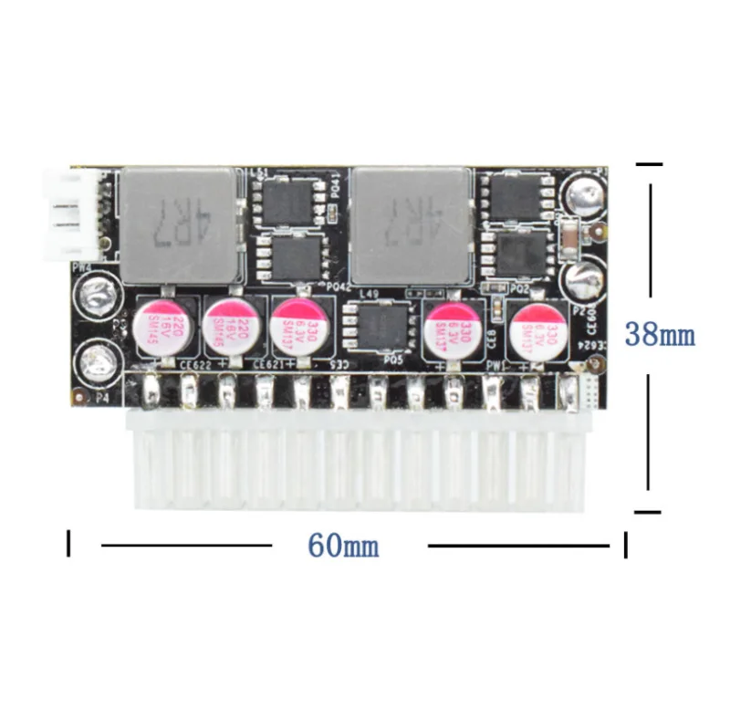 Atx-mini Itx dc para Atx Fonte de Alimentação do pc Bateria do Computador de Bordo Nitreto de Gálio 24v 250w 24v 13.525v Psu - Imagem 4