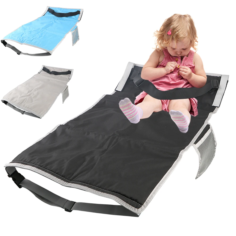 Airplane Foot Rest Airplane Seat Extender Waterproof Cushion Car Seat Cover Extender Foot Leg Rest Airplane Footrest Baby Bed Kids Hammocks