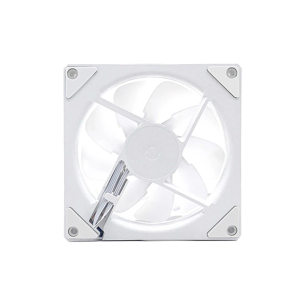 PC Cooling Fan 5V 3Pin ARGB Mirror Cycle Light Effect 650-1800RPM PWM 140mm Cooler Fan Reverse/Forward