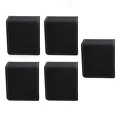 5 Pcs Matte Black