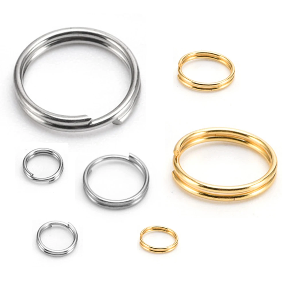 100Pcs-50Pcs-Gold-Color-Stainless-Steel-Open-Double-Jump-Rings-for-DIY ...
