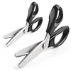 Zig Zag Sewing Cut Dressmaking Tailor Shear Scissor Leather Handicraft Fabric Upholstery Tool Textile DENIM DIY 5