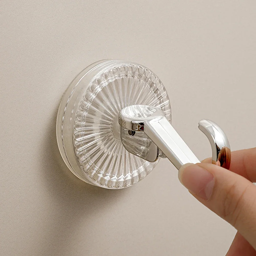 Suction Cup Hook Kitchen Wall Hook No Punching Nail Free Hanger Reusable Waterproof Shower Hook Towel Bath Ceiling Hook
