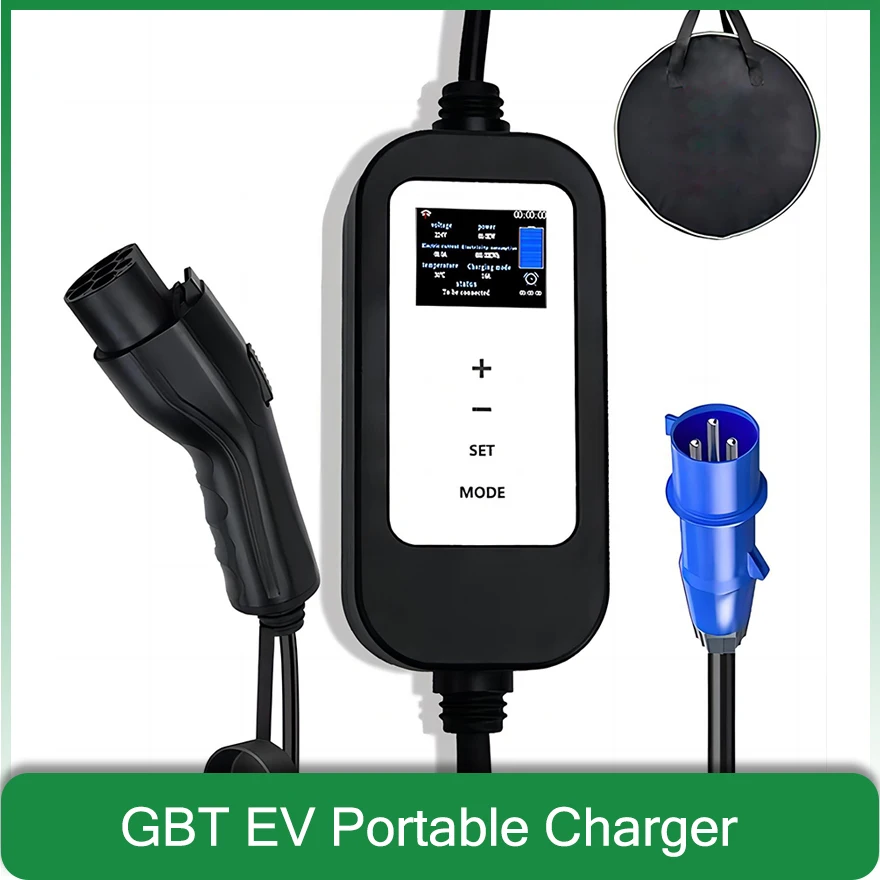 Caricabatterie Ev Portatile Gb/T 7Kw Byd Elettrodomestici Per Veicoli Elettrici Gbt 16A 32A Stazioni Di Ricarica Ev Evse Wallbox