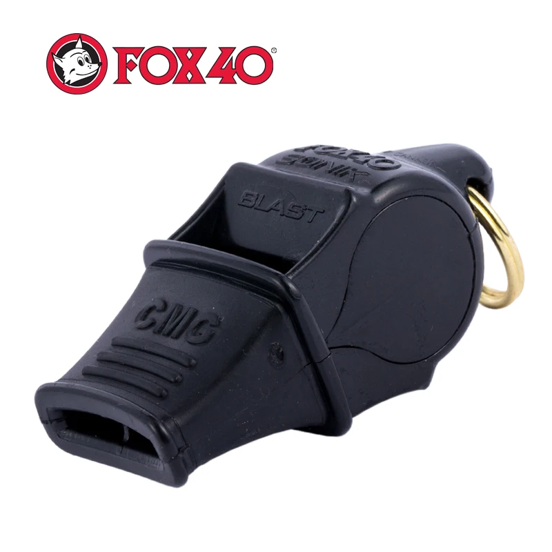 Canada Original Fox 40 Sonik Burst Cmg Fischio Con Cordino 2 Camere Pealess 120 Db Fox40 Outdoor Survival Rescue / 9203