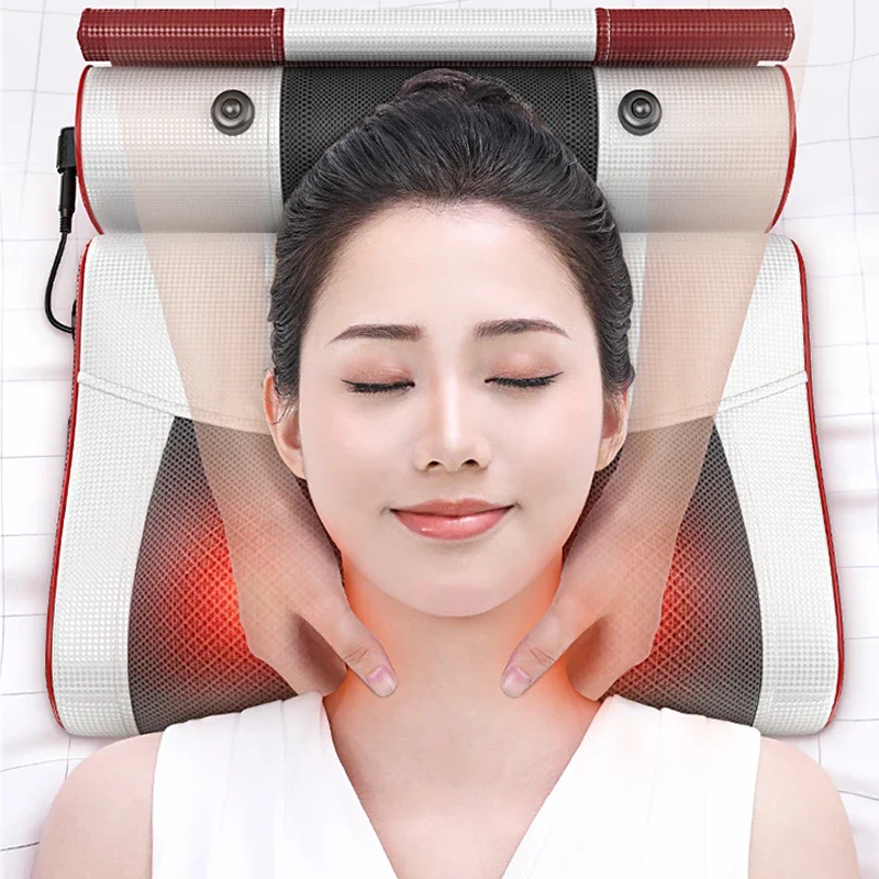 Cervical Vertebra Massager, Neck, Back, Waist, Neck, Shoulder, Whole Body, Multifunctional Household Pillow Artifact