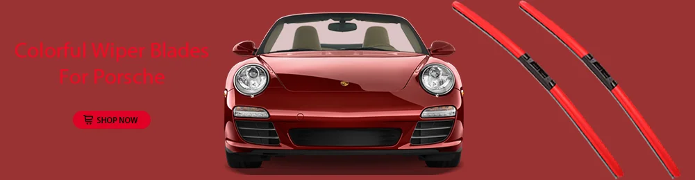 LNJING Bunte Scheibenwischerblätter für Porsche Boxster Cayman 981 2012-2016 – Detail 2