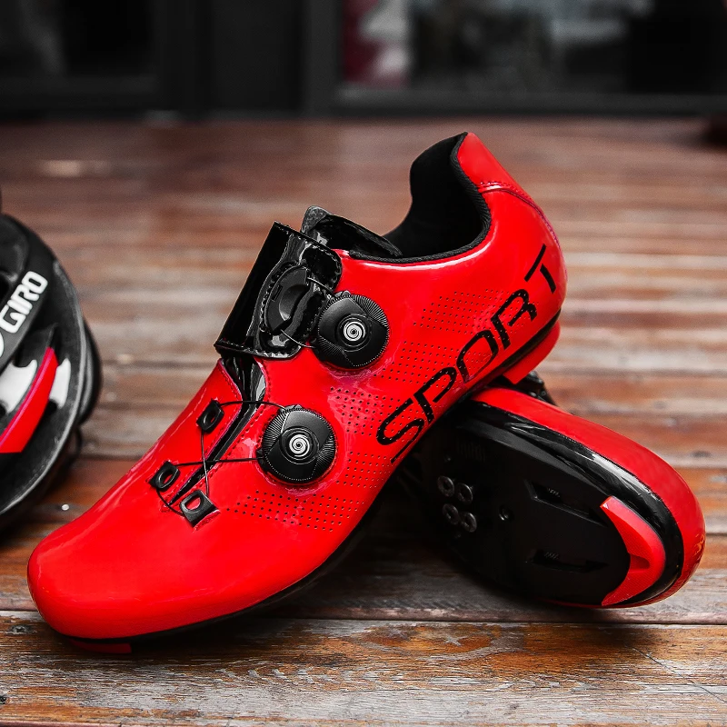 New Design Brand Cycle Sport Shoes for Men Large Size 38-47 Youth Athletic Training Cycling Bicycle Sneakers Luxury Bike Shoes