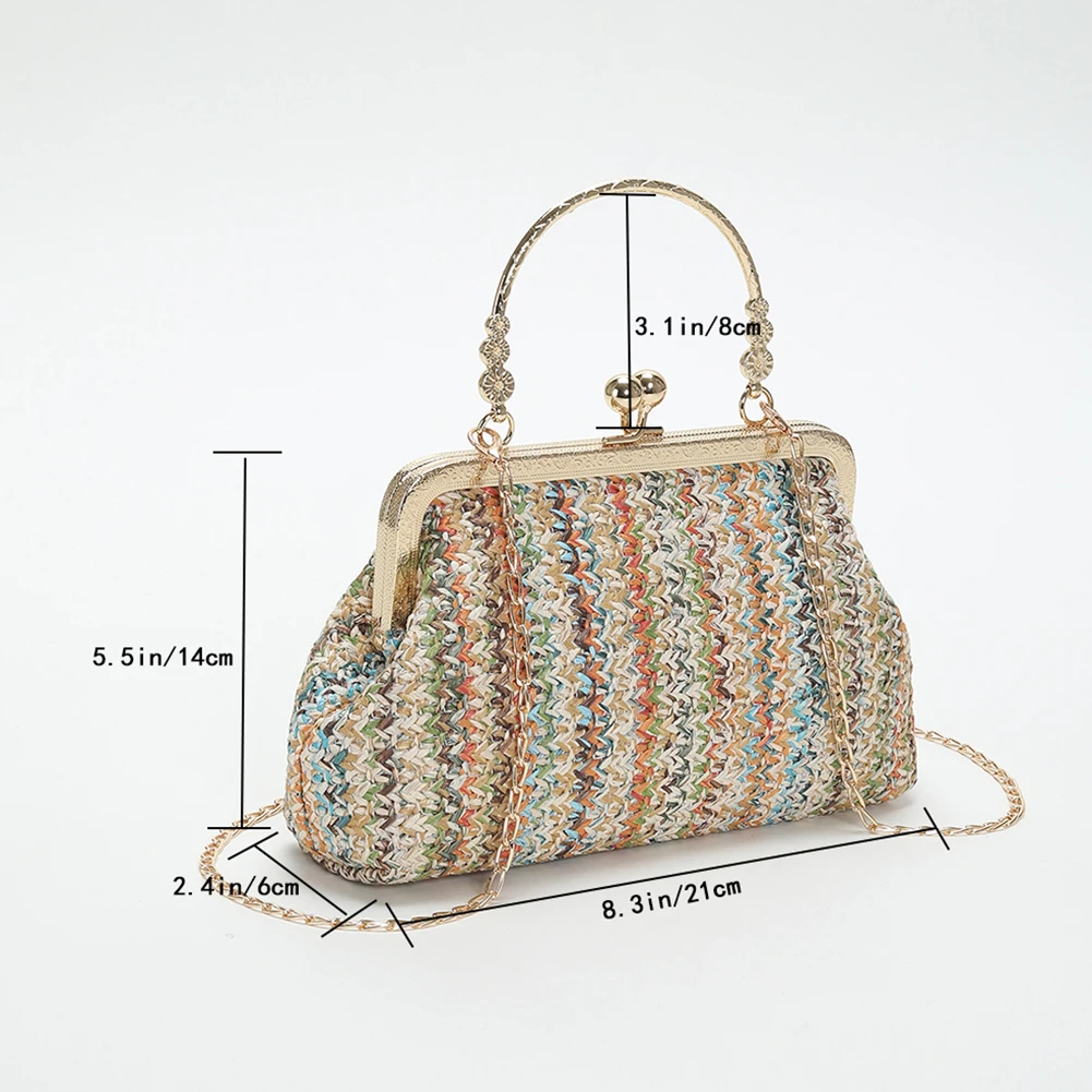 Straw Bag for Women Summer Beach and Vacation