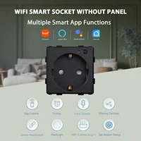 BSEED EU Stanndard Wifi Electrical Sockets Power Monitor Outlets Tuya Smart Life Alexa App Control Timing Function DIY Parts - Image 2