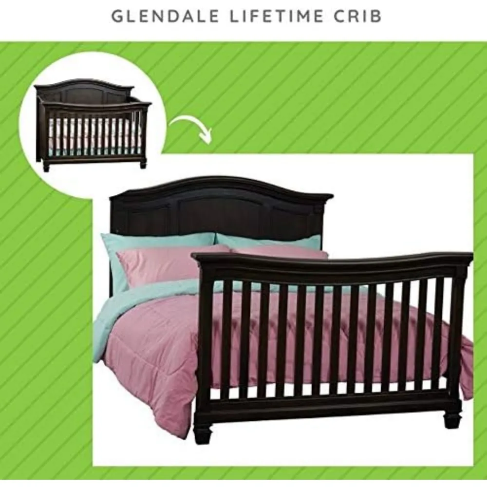 Full Size Conversion Baby Cache Thompson Conversion Kit Vienna Ash