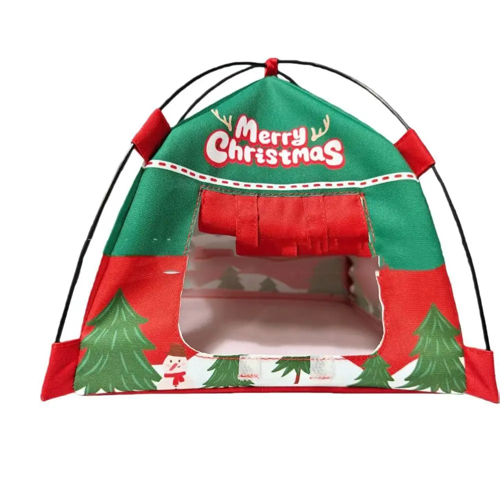 1:12 Scale Camping Tent Model Oxford Cloth Decoration Simulated Outdoor Tent Miniature Ob11 Doll Doll Small Tent Christmas Gift