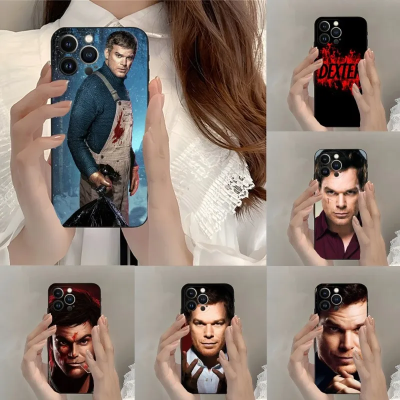 Tv Show Custodia Per Telefono Dexter Morgan Hot Per Iphone 12Promax 15 11 13 14 Pro Xs Max Mini Xr X 7 8 6 6S Plus Fundas Coque