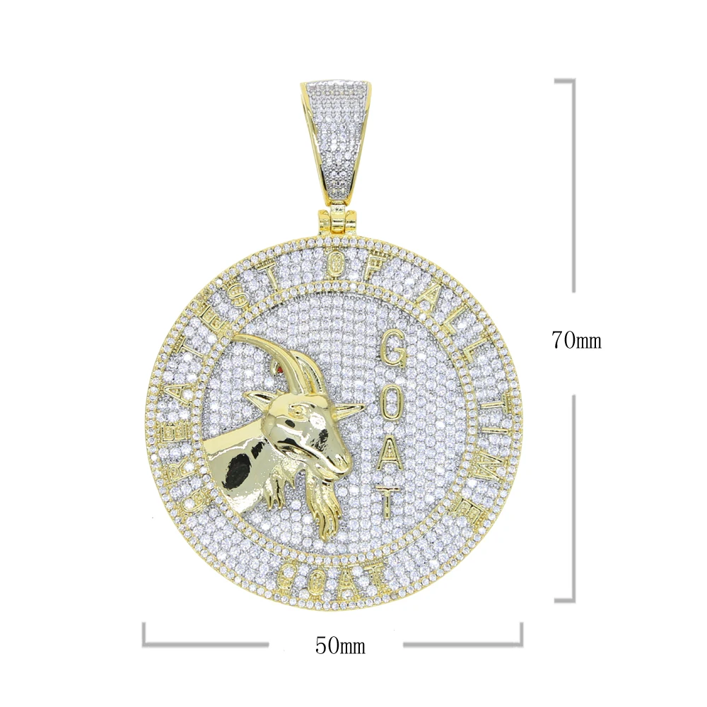 2025 Iced Out Bling Silver Gold Color Hip Hop Fashion