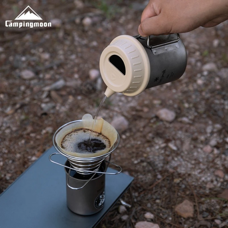 CAMPINGMOON S-GF/S-GF-BK 블랙 실리콘 냄비 뚜껑 식품 등급..