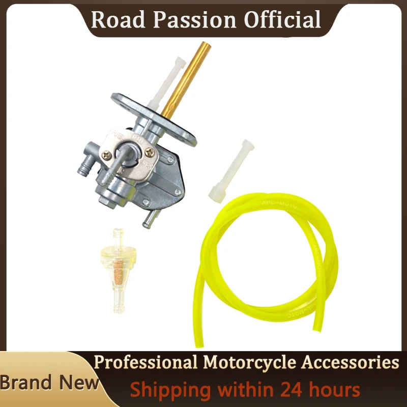 Road Passion Rubinetto Valvola Interruttore Carburante Filtro Carburante Tubo Olio Per Yamaha Fj600 Maxim 550 750 Xj550 Xj750 Midnight Maxim 650 Xh650