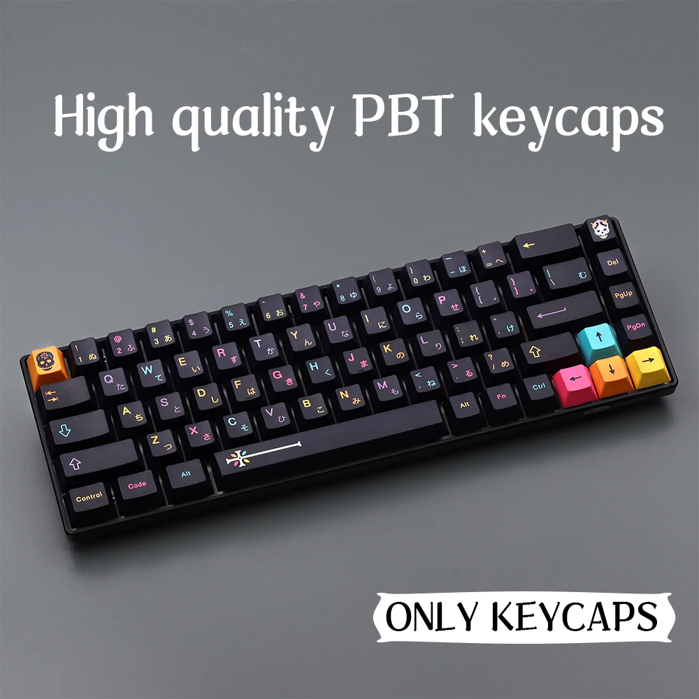 149 Keys GMK Mictlán Clone Black Mictlan Cherry Profile Keycap Set