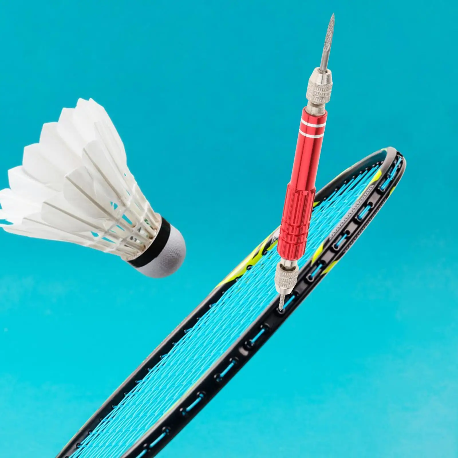 

Badminton Grommet Racket Remover Setting Awl Portable for Competitive Sports