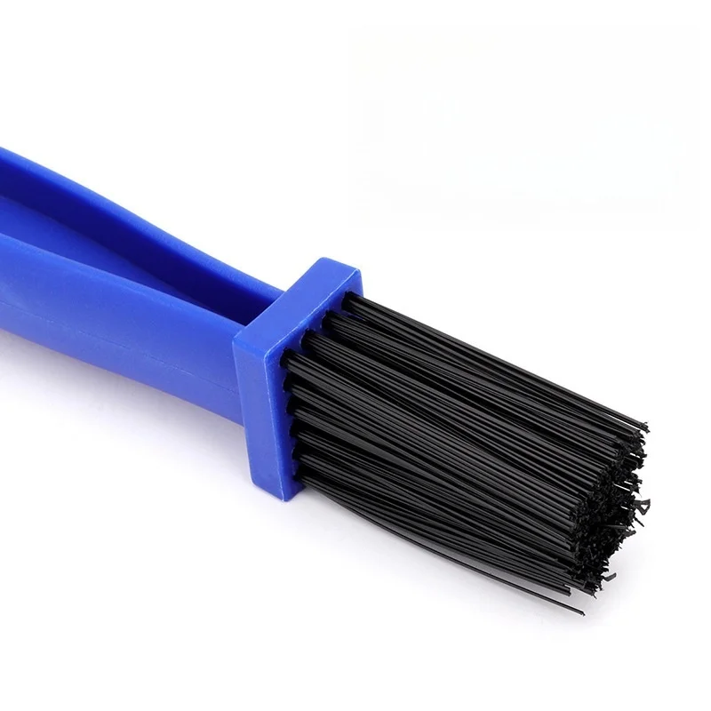 Chain Cleaning Kit Motorcycle Bicycle 3-Sided Heavy Duty Brush Scrubber Set Universal Bike Maintenance Tools