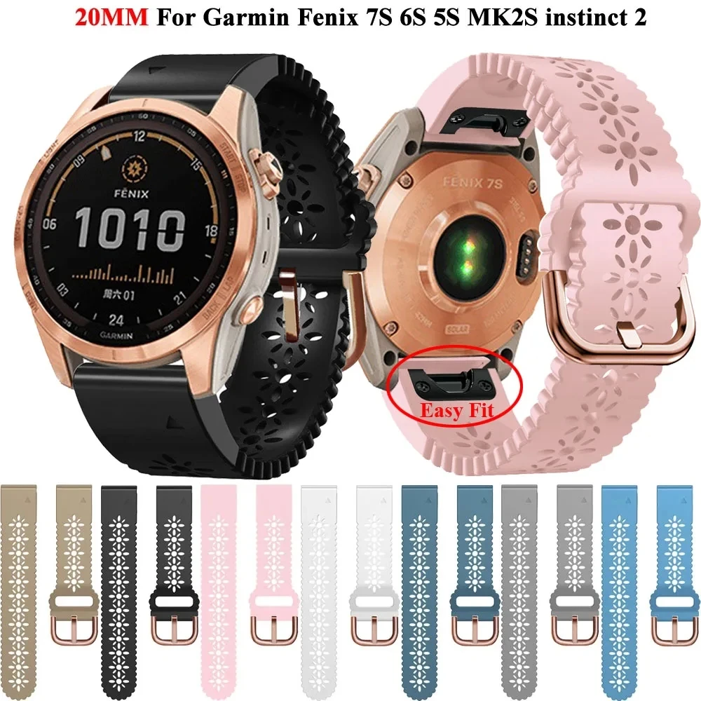 HOMTERN Fibbie per cinturino da 22 mm per Garmin Fenix 7, Fenix 6/6 Pro, Fenix 5/5 Plus, Forerunner 255/265/935/945/955/965, Instinct/Instinct 2, Venu 2 e Vivoactive 4, chiusure di fissaggio in