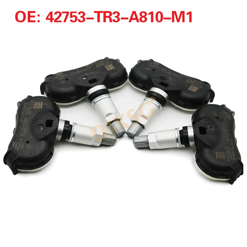 4Pcs Tire Pressure Monitor Sensor TPMS 42753-TR3-A810-M1 For Honda Civic Odyssey Odyssey Touring 42753TR3A810 Auto Part Sensor