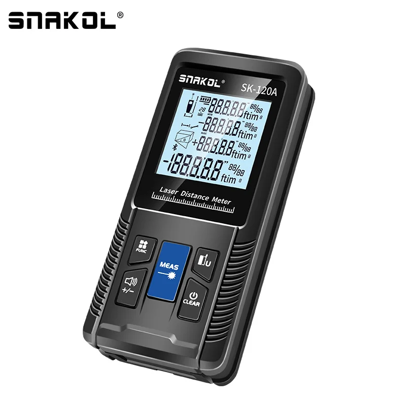 Snakol Laser Distance Meter 40m 50m 70m 100m 120m Rangefinder Digital Range Finder Trena Roulette Ruler Distance Measuring Tape