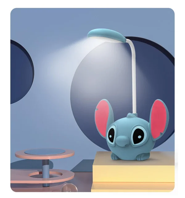 Disney-lampe De Bureau Led Stitch Angel Avec Taille-crayon, Lumière  Pliable, Chargement Usb Mignon, Lampe De Table, Cadeau Surprise Pour Les  Irritations Des Camarades - Animation Dérivés/produits Périphériques -  AliExpress