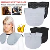 Waterproof Stylist Cutting Cape Silicone Hair Dyeing Shawl Neck Collar Wrap Cover Barber Hairdressing Hair Coloring Accessories 1