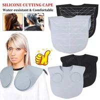 Waterproof Stylist Cutting Cape Silicone Hair Dyeing Shawl Neck Collar Wrap Cover Barber Hairdressing Hair Coloring Accessories 1