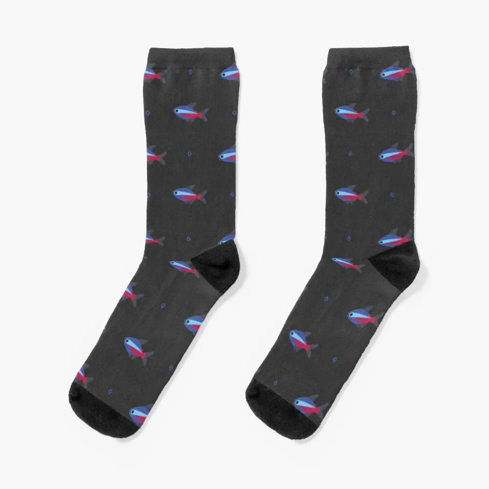 Cardinal tetra Socks colored Stockings compression Socks Women Men's