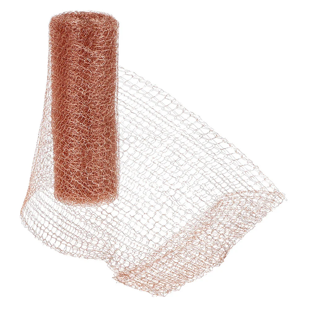 

Distilled Copper Mesh Rodent Hole Filler Metal Wire for DIY House Mouse Silk Screen