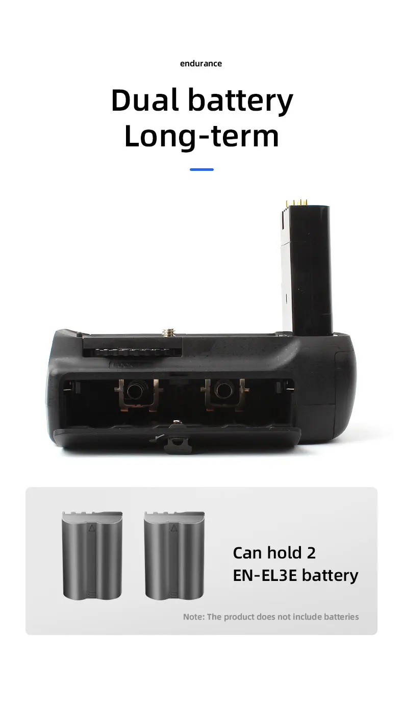Description Picture 6 of itemMB-D80 Multi-Power Battery Pack Battery Grip for Nikon D80 D90 Digital SLR Cameras