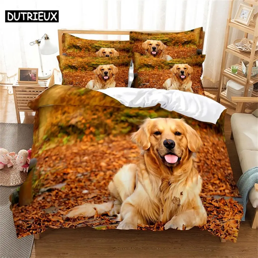 

Dog Bedding Set Duvet Cover Set 3d Bedding Digital Printing Bed Linen Queen Size Bedding Set Fashion Design bed cover set