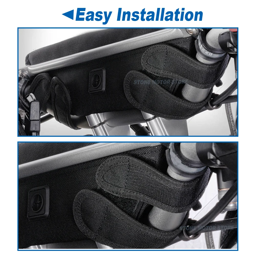 Borsa da manubrio per moto per SYM ADXTG 400 ADX 300 ADX 125, borsa da viaggio impermeabile per navigatore GPS - immagine 3