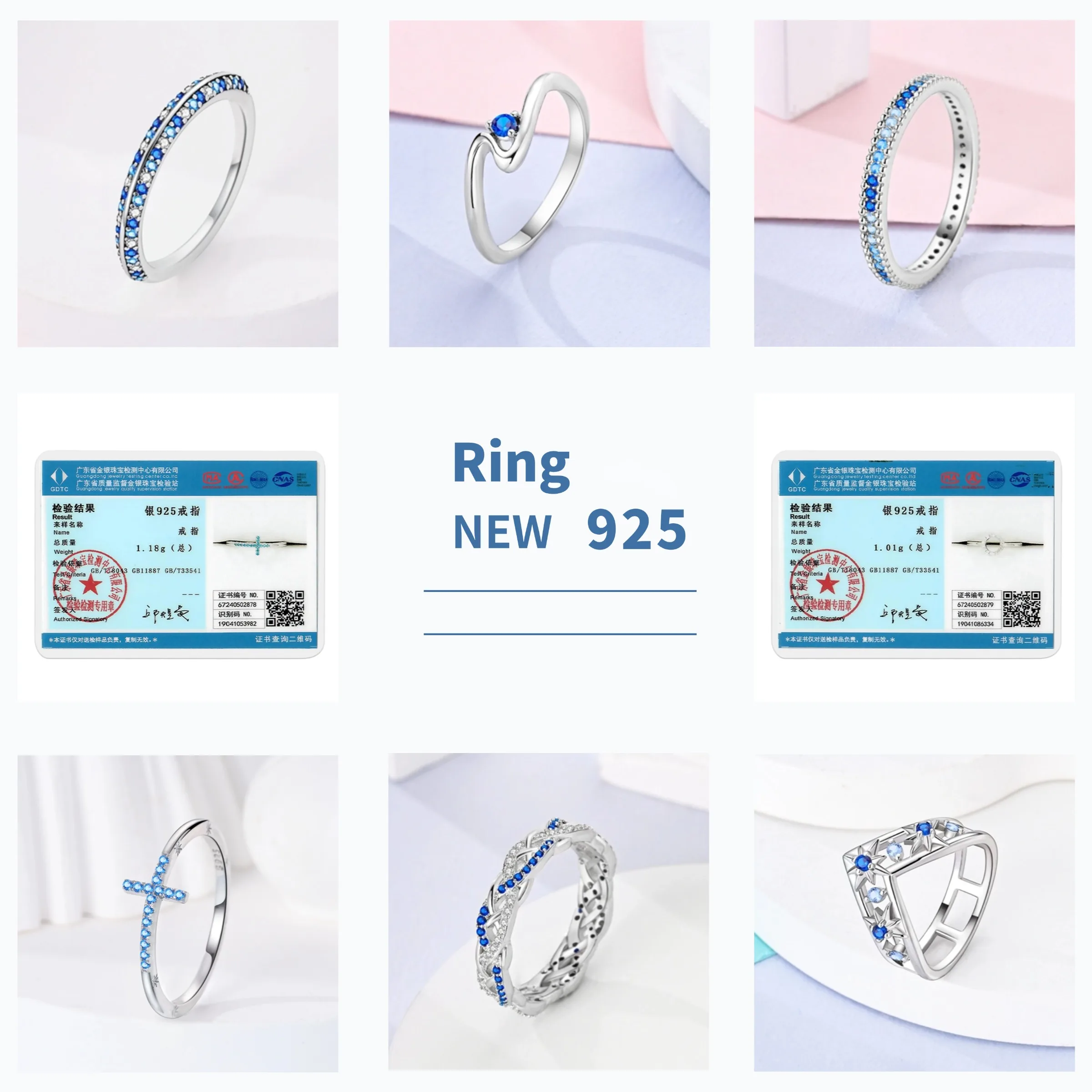 女性用の青い目の形をした結婚指輪,ファチマスターのジルコニアの手が