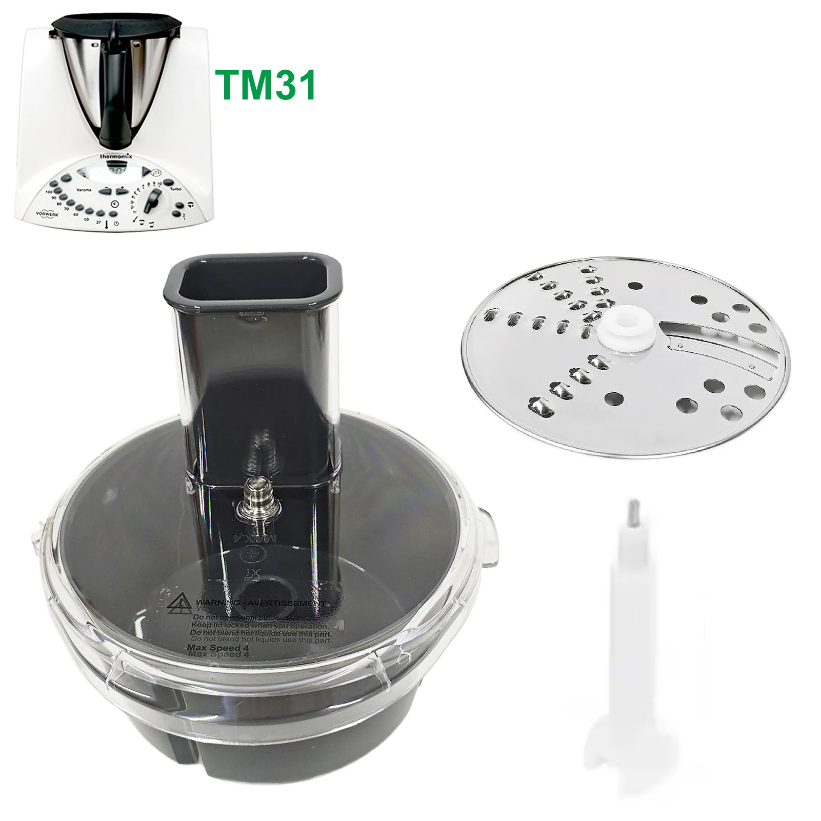 TM31 Vegetable Peeler Cheese Cutter Grater for Thermomix 31