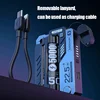 Portable Power Bank Removable Replaceable Battery Pack 20000mAh 22.5W Fast Charging External Battery for iPhone Samsung Huawei 3