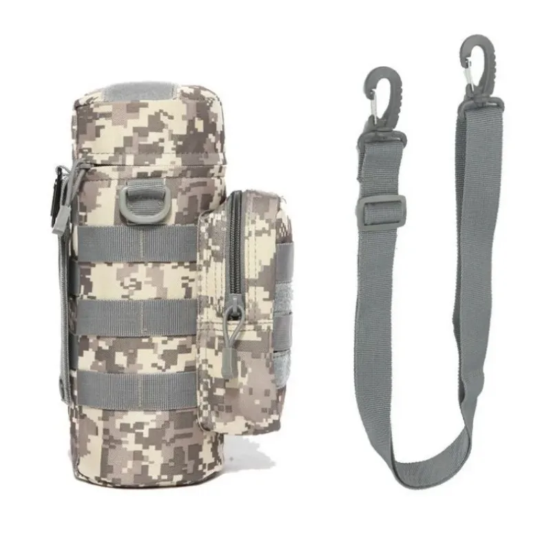 

Molle Tactical Water Bottle Pouch, Hiking and Mountaineering Ancillary Package, Outdoor Sports Water Kettle Holder