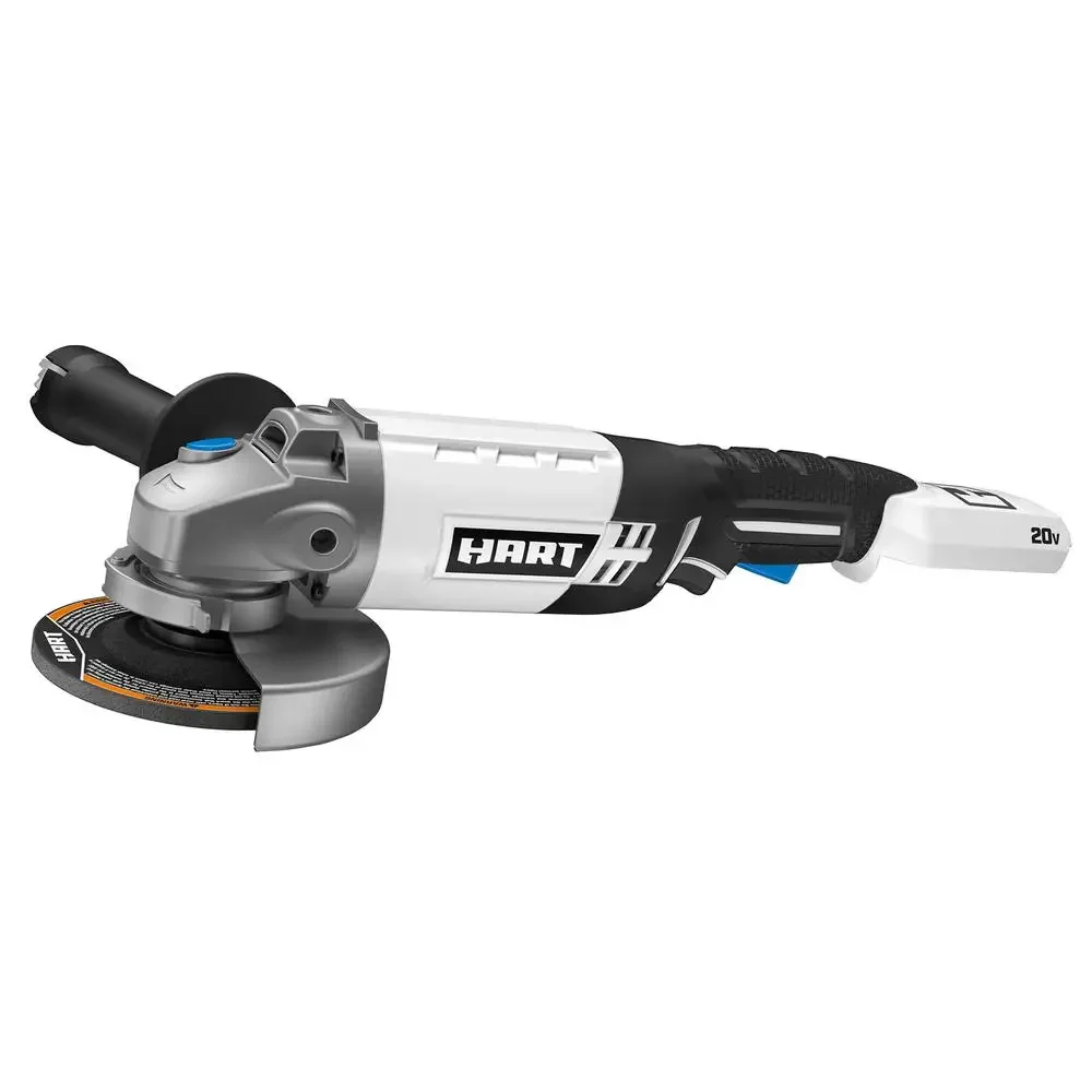 Portable 20V Angle Grinder 3-Position Handle Tool-Free Guard Adjustments