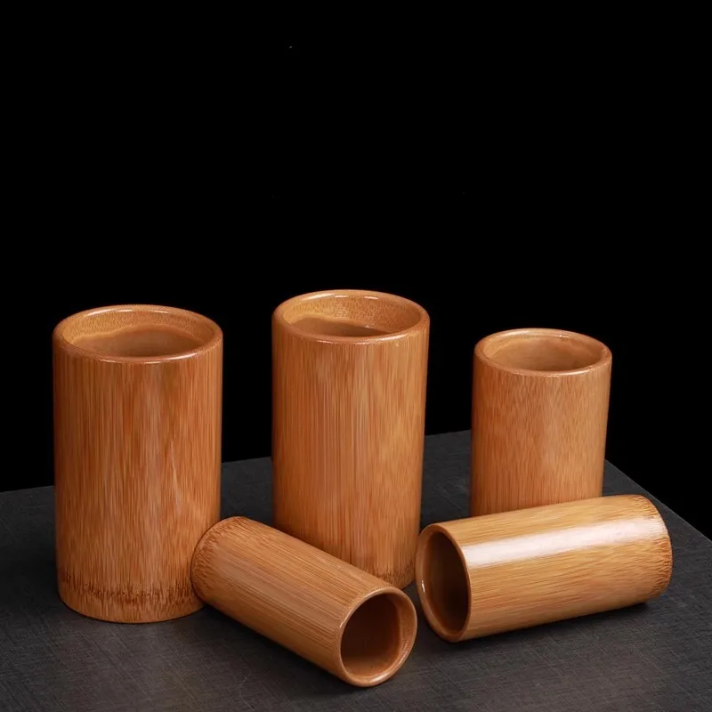 10/12/14/16pcs Tradition Chinese Carbonized bamboo wood cans suction tanks cups Fire Cupping Set Acupuncture Therapy Treatment 3