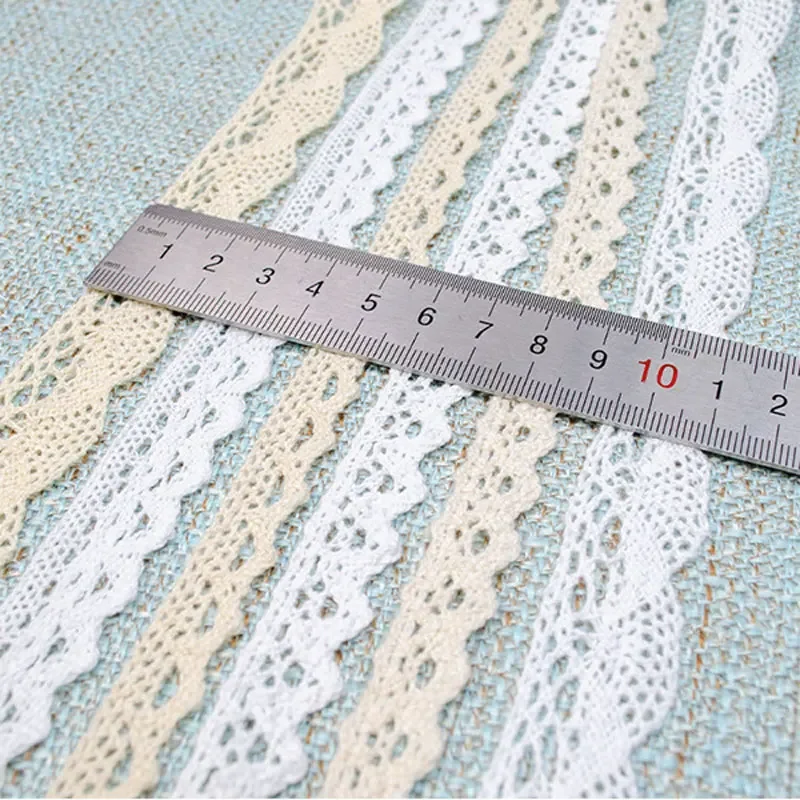 10 M-lot 4.5cm Dentelle Ruban Dentelle Garniture Tissu Rustique De Mariage Décoration Artisanat