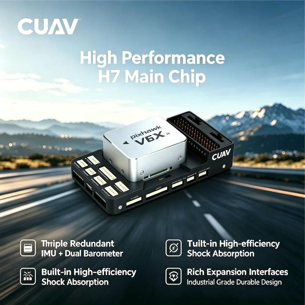 CUAV Pixhawk V6X V2 Flight Controller H7 480MHz Triple Redundant IMU PX4 ArduPilot Autopilot