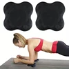 2Pcs Tpe Yoga Kneeling Mats Thickened Anti Slip Yoga Kneeling Protective Pad Sport Fitness Elbow Knee Mat Knee Soft Flat Support 2