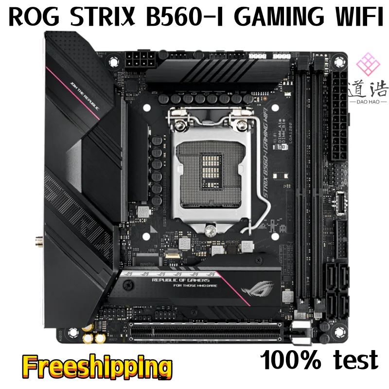 For ROG STRIX B560-I GAMING WIFI Motherboard 64GB HDMI PCI-E4.0 LGA 1200 DDR4 Mini-ITX B560 Mainboard 2 S27dc139505594a44bf9ff83c2ea062e2r