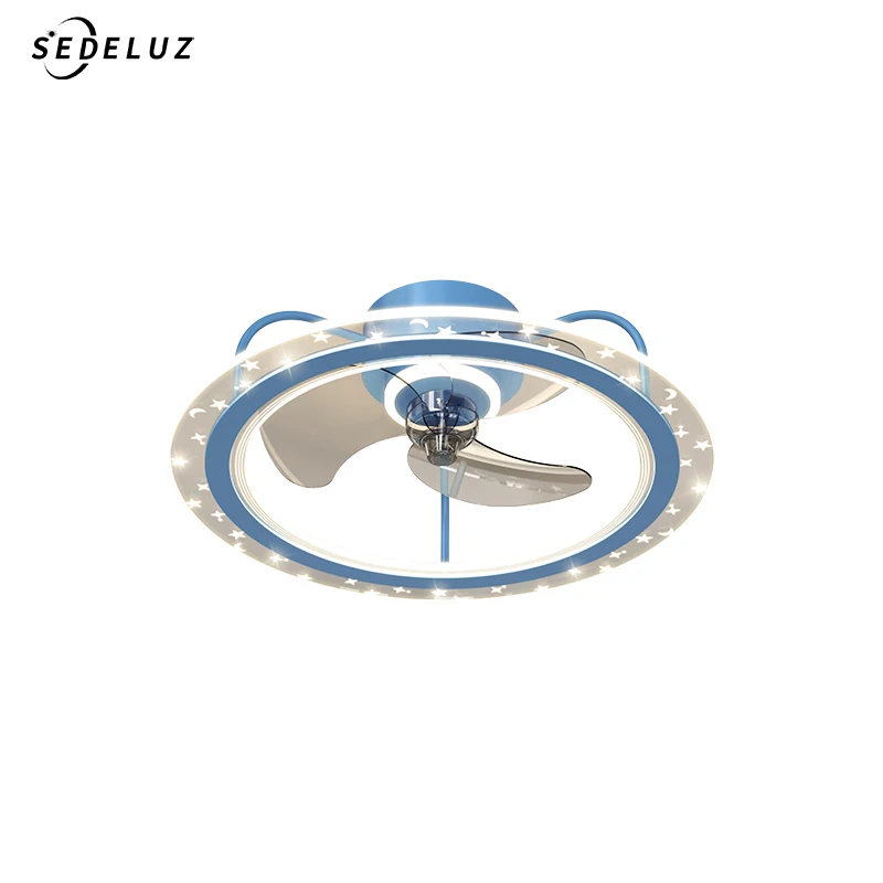 Modern Ceiling Fan Led Acrylic Lamp Is Suitable For Bedroom, Dining Room And Living Room.